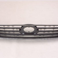 GRILLE MATTE-BLACK W/CHROME MLDG XL