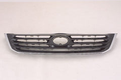 GRILLE MATTE-BLACK W/CHROME MLDG XL