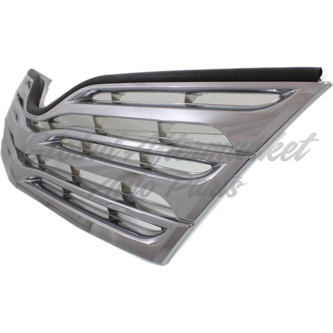 GRILLE SATIN NICKEL CHROME