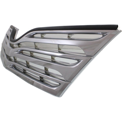 GRILLE SATIN NICKEL CHROME