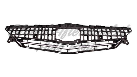 GRILLE MATTE-DARK GRAY W/CHROME MLDG