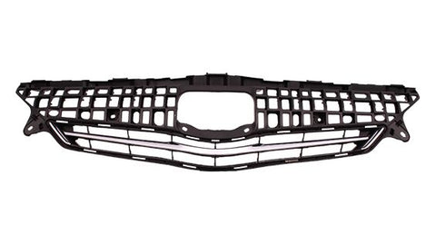 GRILLE MATTE-DARK GRAY W/CHROME MLDG
