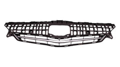 GRILLE MATTE-DARK GRAY W/CHROME MLDG