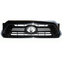 GRILLE MATTE-DARK GRAY W/CHROME MLDG SR5