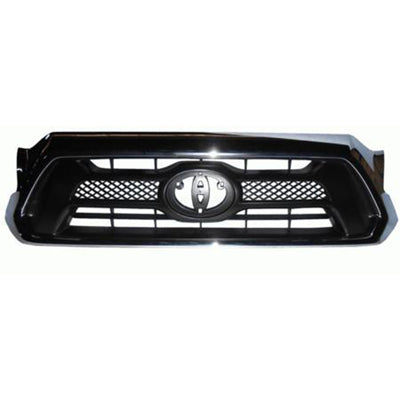 GRILLE MATTE-DARK GRAY W/CHROME MLDG SR5