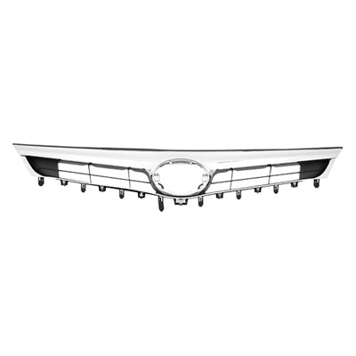 GRILLE MATTE-BLACK W/CHROME MLDG W/O PRE-COLLISION W/O EMBLEM