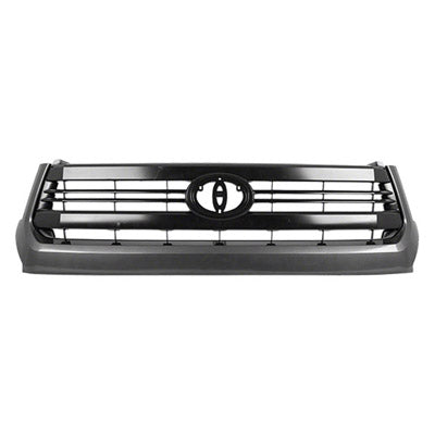 GRILLE PAINTED BLACK W/GRAY MOULDING SR MODEL