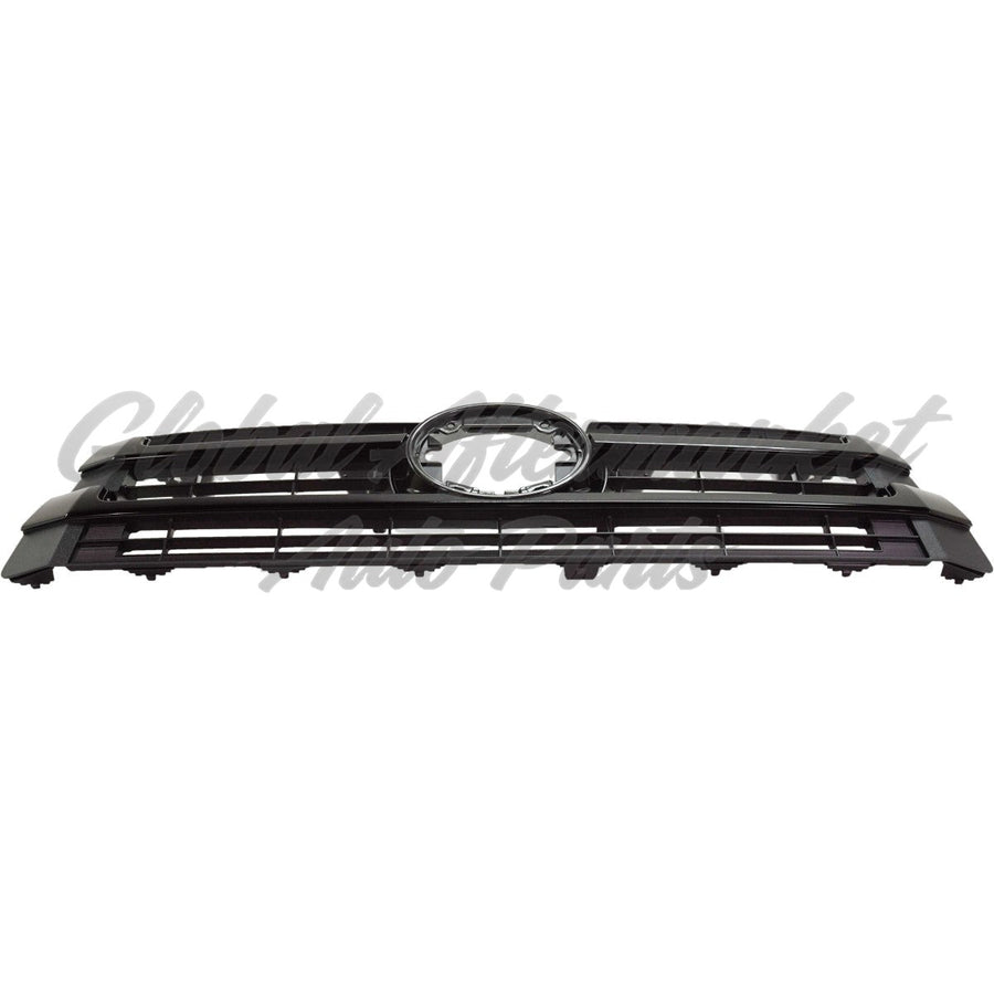 GRILLE MATTE-BLACK W/PTD BLACK BAR SE-MODEL