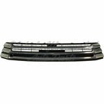 GRILLE MATTE-BLACK/GRAY W/CHROME BARS — photo 2