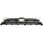 GRILLE MATTE-BLACK/GRAY W/CHROME BARS — photo 3