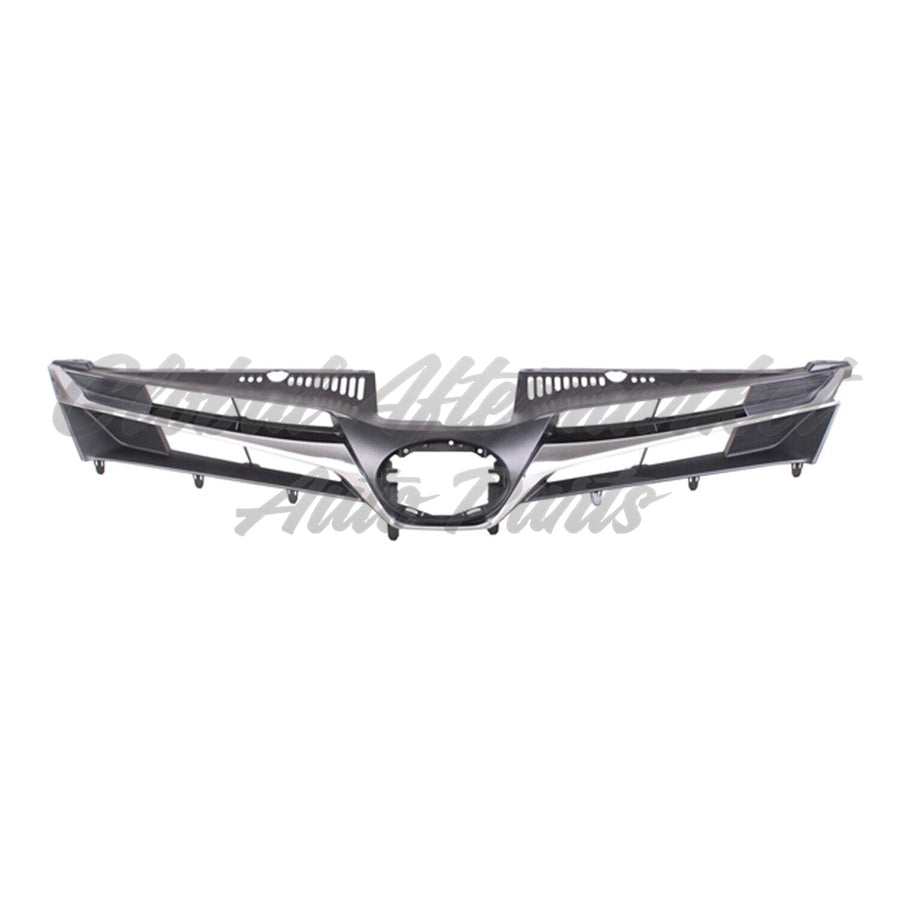 GRILLE MATTE BLACK W/CHROME MOULDING BASE/L/CE MODEL