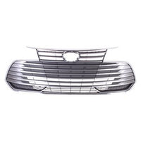 GRILLE SILVER GRAY W/O SENSOR/CAMERA LTD/XLE MODELS(BAR STYLE)