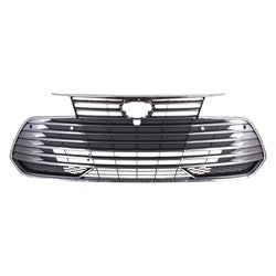 GRILLE SILVER GRAY W/SENSOR/CAMERA LTD/XLE MODELS(BAR STYLE)