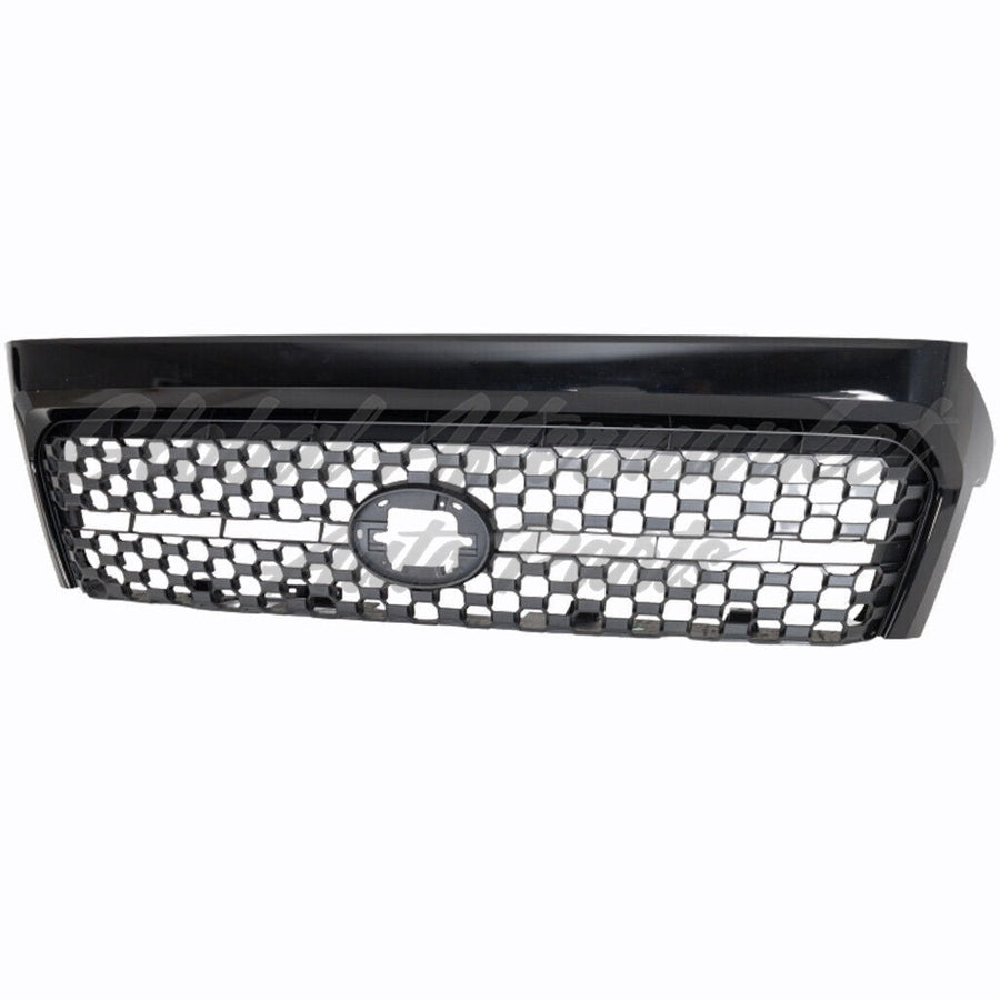 GRILLE FR PTD FRAME W/GRAY HONEYCOMB CENTER / ROUND EMBLEM