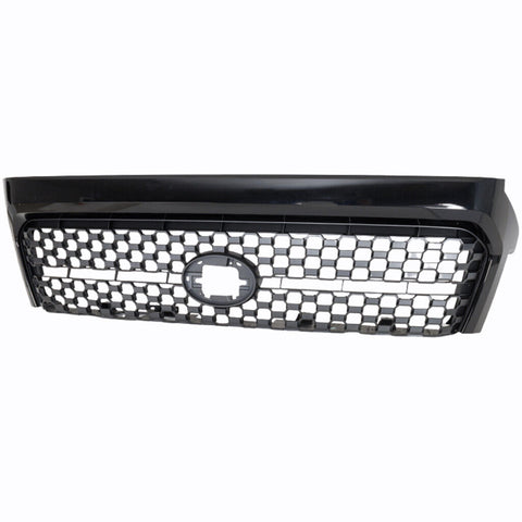 GRILLE FR PTD FRAME W/GRAY HONEYCOMB CENTER / ROUND EMBLEM