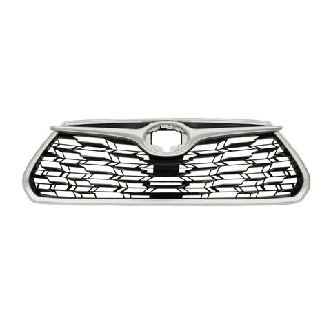 GRILLE FR PTD BLACK W/GLOSS SILVER MOLDIND L/LE/XLE