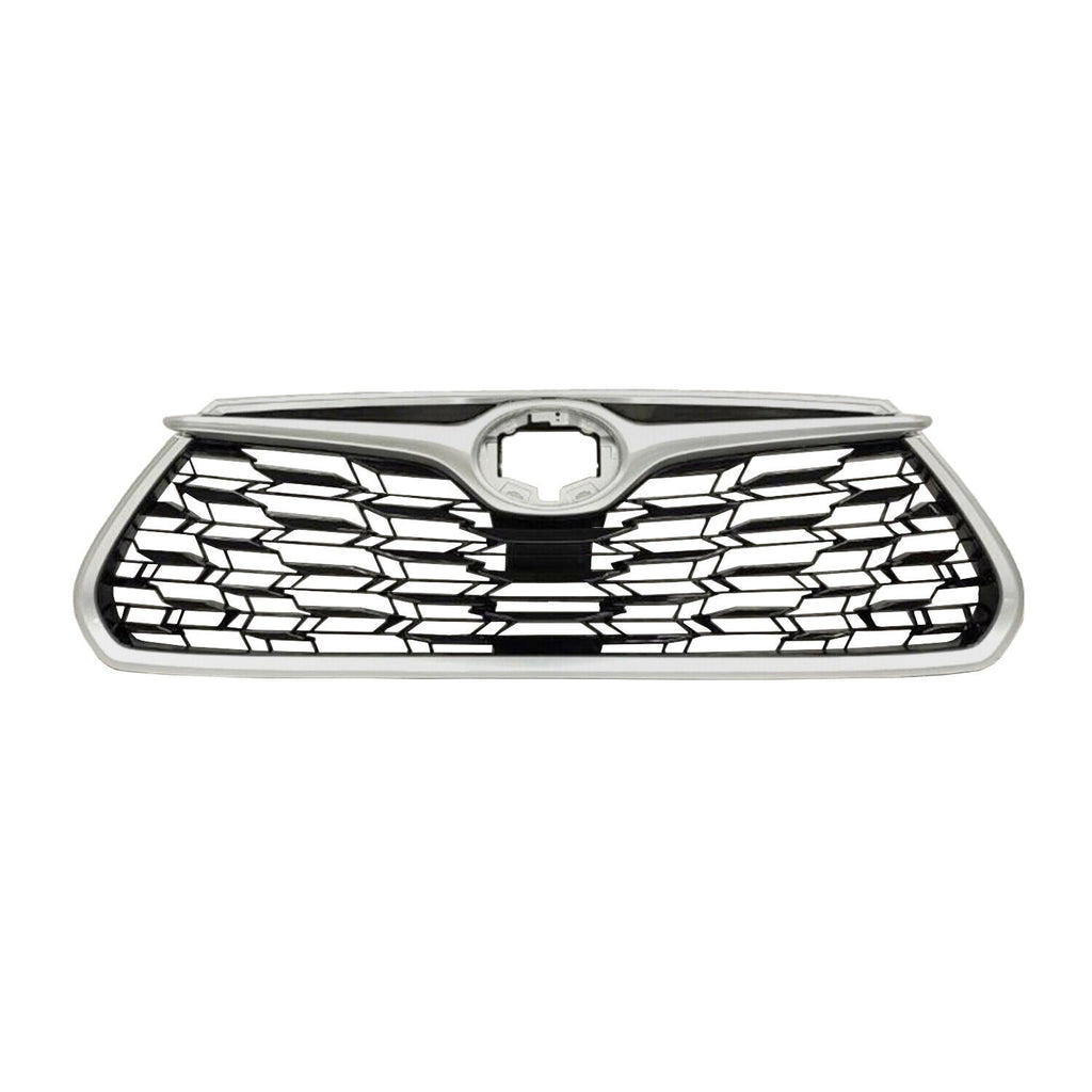GRILLE FR PTD BLACK W/GLOSS SILVER MOLDIND L/LE/XLE