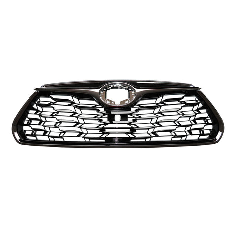 GRILLE FR PTD BLACK W/CHROME MOLDING W/O CAMERA FOR LTD MODELS