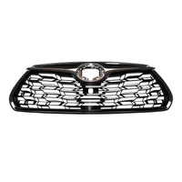 GRILLE FR PTD BLACK W/CHROME MOLDING W/O CAMERA FOR LTD MODELS
