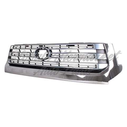 GRILLE FR CHROME FRAM W/SILVER BARS LTD MODELS