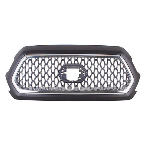 GRILLE FR PTM FRAME W/ WATE PATTERN CENTER/CHROME OUTER MOLDING FOR TRD SPRT/OFFROAD