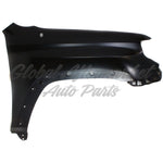 FENDER FR RH W/O SIGNAL LAMP HOLE W/ANTENNA HOLE STEEL — photo 2