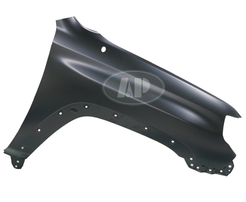 FENDER FR RH W/O SIGNAL LAMP HOLE W/ANTENNA HOLE STEEL CAPA