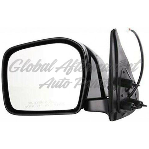 DOOR MIRROR LH POWER BLACK