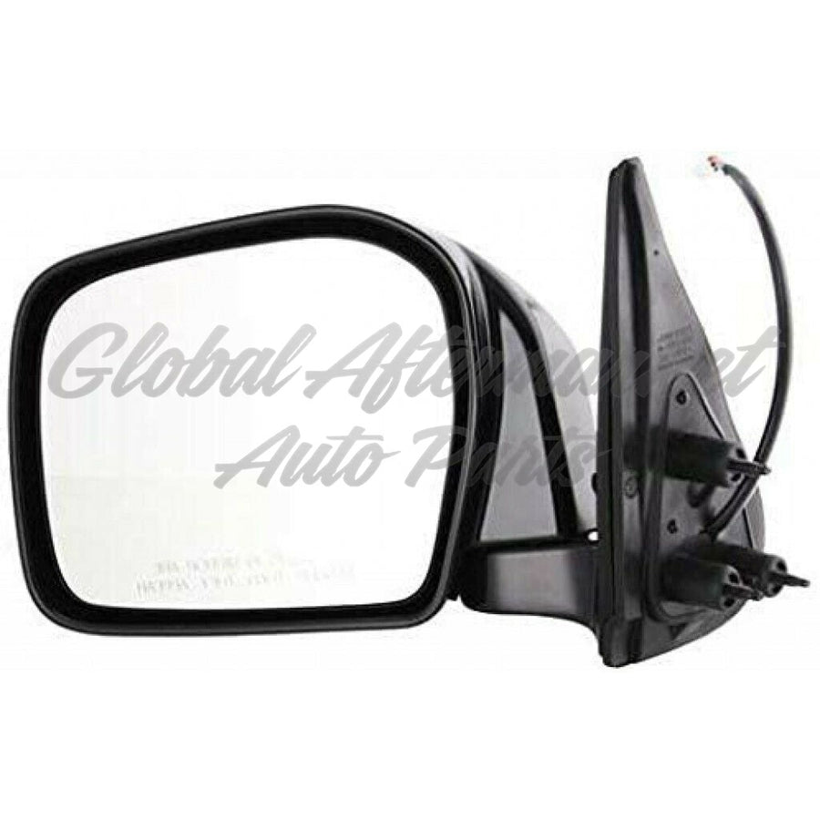 DOOR MIRROR LH POWER BLACK