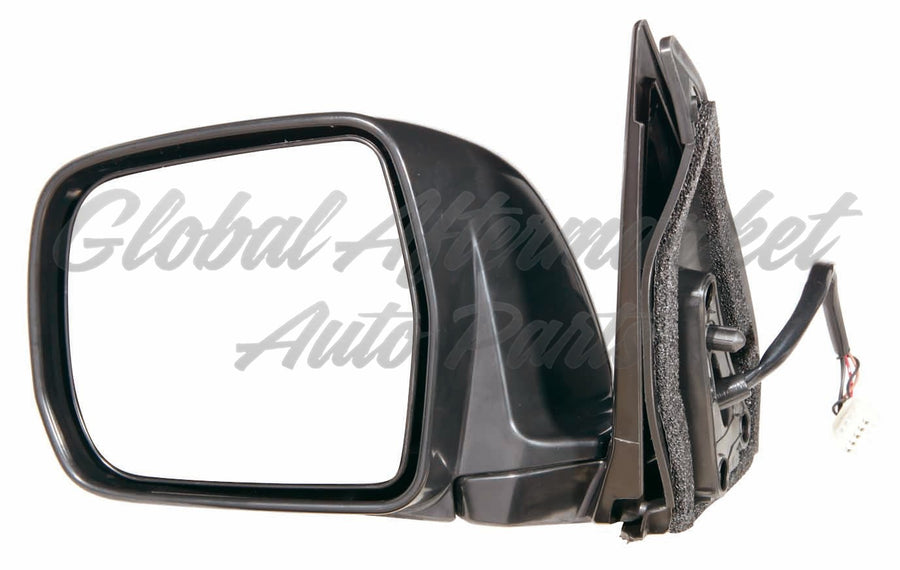 DOOR MIRROR LH POWER HTD BLACK