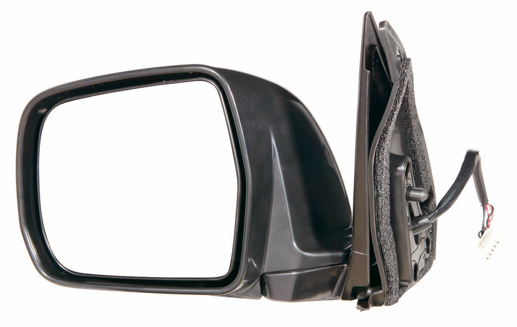 DOOR MIRROR LH POWER HTD BLACK