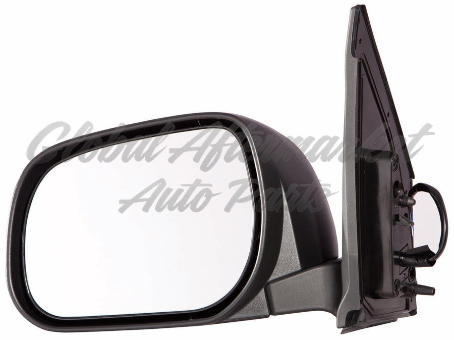 DOOR MIRROR LH POWER TEXTURED W/O HEAT W/O SIGNAL USA BUILT