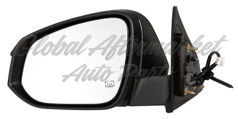 DOOR MIRROR LH POWER PTM W/HEAT/SIGNAL W/O BLIND SPOT