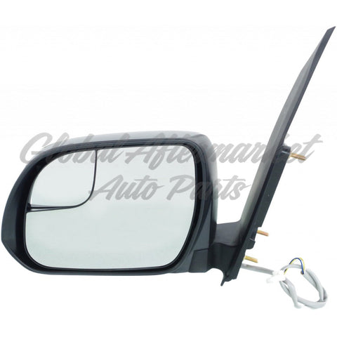 DOOR MIRROR LH POWER TEXTURED W/SPOTTER GLASS W/O BLIND SPOT/HEAT