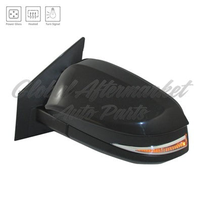 DOOR MIRROR LH POWER HTD NORTH AMERICAN BUILT W/SIGNAL/SPOTTER GLASS W/O BLIND SPOT