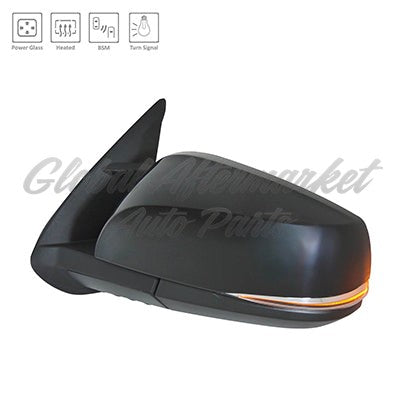 DOOR MIRROR LH POWER HTD PTM W/SIGNAL/BLIND SPOT MANUAL FOLD