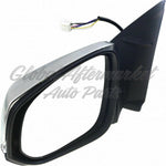 DOOR MIRROR LH POWER HTD CHROME W/SIGNAL W/O BLIND SPOT MANUAL FOLD — photo 3