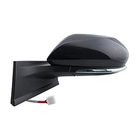 DOOR MIRROR LH POWER HEATED W/O BLIND SPOT MATTE BLACK COVER