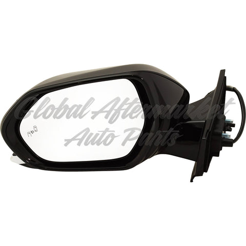 DOOR MIRROR LH POWER PTM HTD W/BLIND SPOT/MANUAL FOLDING
