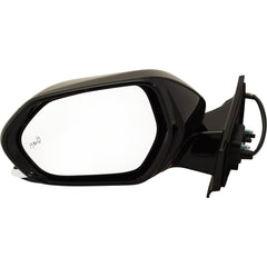 DOOR MIRROR LH POWER PTM HTD W/BLIND SPOT/MANUAL FOLDING