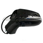DOOR MIRROR LH POWER PTM HTD W/SIGNAL/BLIND SPOT/PUDDLE LAMP FITS CANADA/ JAPAN BUILT MODELS — photo 4