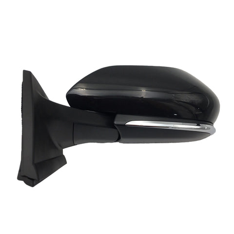 DOOR MIRROR LH POWER PTM HTD W/BLIND SPOT GLOSS BLACK BASE