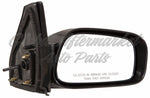 DOOR MIRROR RH MANUAL NON-FOLDAWAY GLOSS BLACK PTM — photo 1