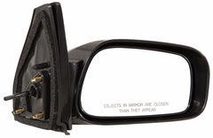 DOOR MIRROR RH MANUAL NON-FOLDAWAY GLOSS BLACK PTM
