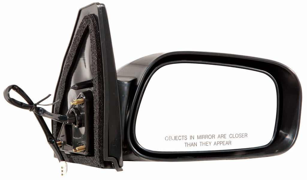 DOOR MIRROR RH POWER NON-FOLDAWAY GLOSS BLACK PTM