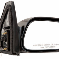 DOOR MIRROR RH POWER NON-FOLDAWAY GLOSS BLACK PTM
