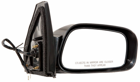 DOOR MIRROR RH POWER NON-FOLDAWAY GLOSS BLACK PTM