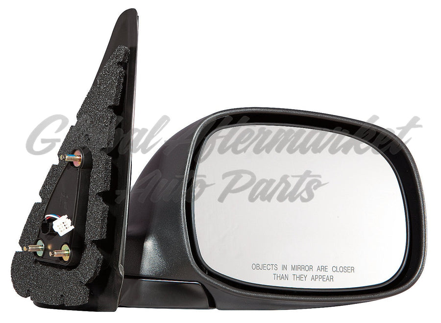 DOOR MIRROR RH POWER HTD CHROME DOUBLE CAB/SR5