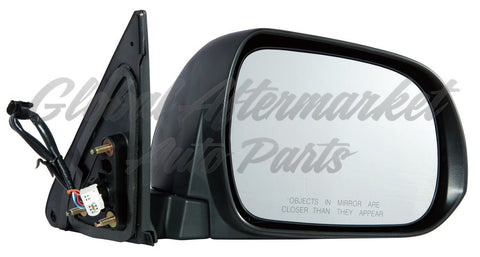 DOOR MIRROR RH POWER HTD W/PUDDLE LAMP PTM LTD MODEL