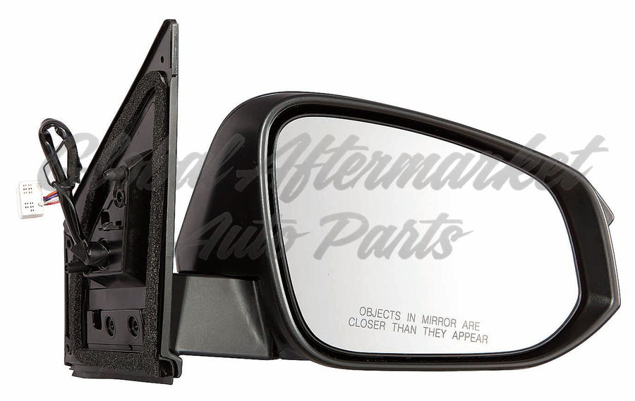 DOOR MIRROR RH POWER HTD W/SIGNAL W/O BLIND SPOT PTM